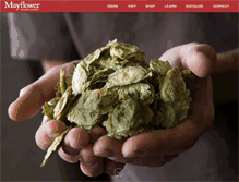 Tablet Screenshot of mayflowerbrewing.com